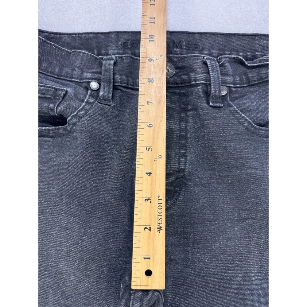 Cody James Jeans Men 36x30 Black Straight Stretch Distress‎ Denim Western
